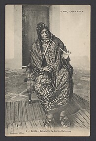 Béhanzin, former king of Dahomey [r. 1889-94]