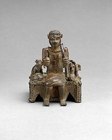 Figure: Oba with Sacrificial Animals from the Ezomo's Altar of the Hand