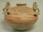 Painted Bowl with Lugs and Faces