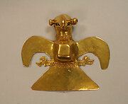 Cast Gold Eagle Pendant