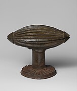 Lidded Vessel: Fluted Gourd