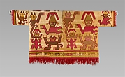 Tunic with Crescent Headdress Figures and Felines
