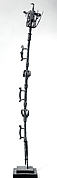 Diviner's Staff: Bird and Chameleons (Osun babalawo)