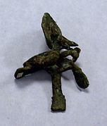 Copper Tumi Fragment with Figure