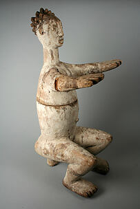 Figurative Vessel: Seated Female (Anjenu)