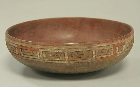 Incised bowl with eye motif