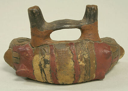 Double Spouted Vessel with Snake