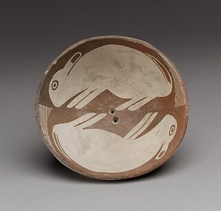 Bowl with Two Rabbits