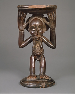 Prestige Stool: Female Caryatid