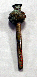 Hammered Silver Miniature Scepter