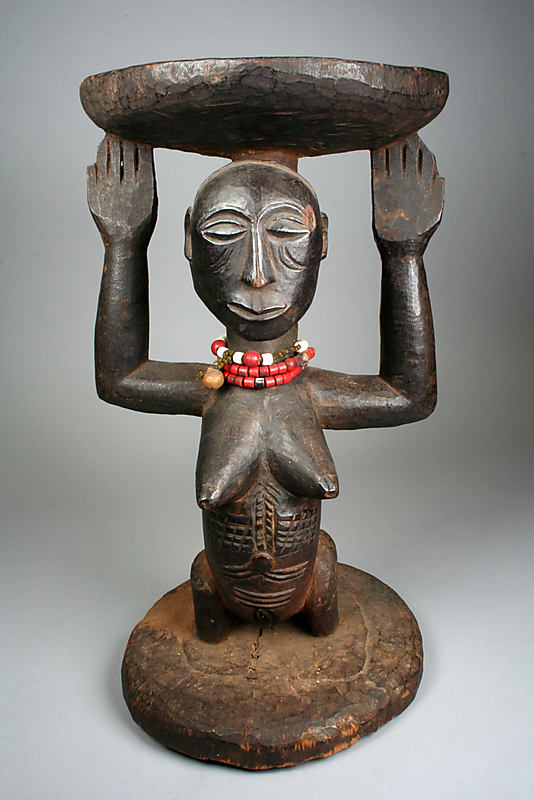 Prestige Stool: Female Caryatid