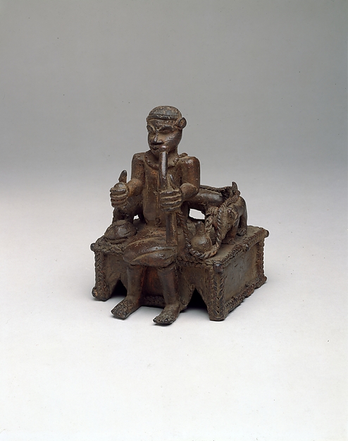 Figure: Oba with Sacrificial Animals from the Ezomo's Altar of the Hand
