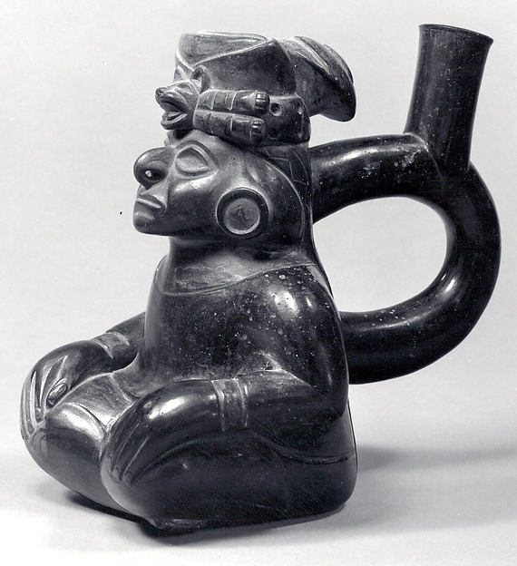 Seated Figure Bottle