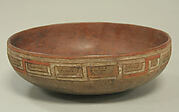 Incised bowl with eye motif