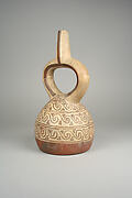 Stirrup Spout Bottle with Scrolls