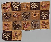 Textile Fragment, Figures