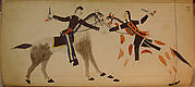 Mounted Soldier and Indian Shaking Hands