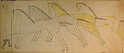 Man with Gun, Four Horses