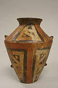 Jar, Geometric Pattern