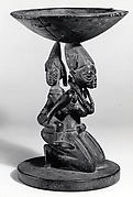 Ifa Divination Vessel: Mother and Child Caryatid (Agere Ifa)