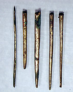 Hammered Silver Tube Ornament