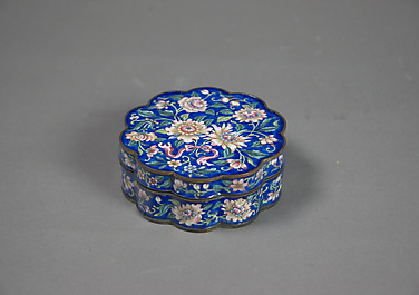 Box with Floral Scrolls