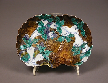 Dish with Design of Radishes