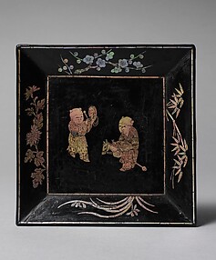 Dish with Two Boys

