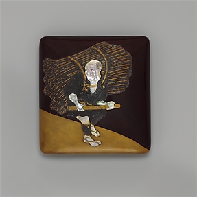 Writing Box (Suzuri-bako) with Woodcutter


