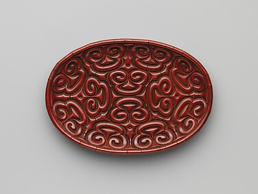Dish with “Pommel Scroll” Design

