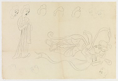 Court Lady and Dancer