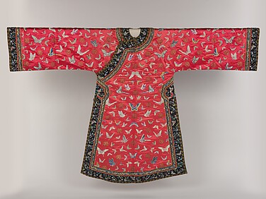 Woman's Informal Robe with Butterflies