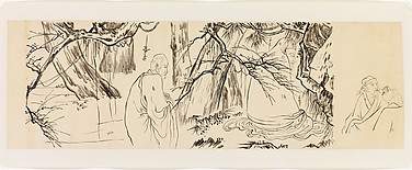Bodhidharma and Luohans, after Liang Kai's 