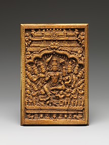 Rama, Sita, and Lakshmana Being Honored by Sages, Hanuman, and His Army