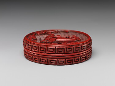 Box with Scene of Bathing Children