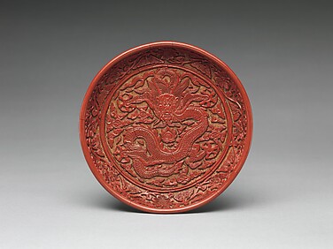 Dish with Dragon