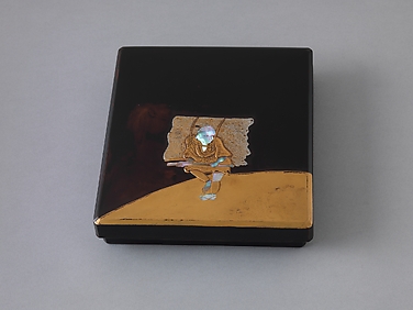 Writing Box (Suzuribako) with Woodcutter

