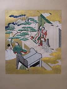 Scene from Chapter 19 of The Tale of Genji: 