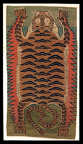 Carpet of Tiger-skin Design