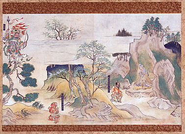Scene from The History of Jin'ōji Temple