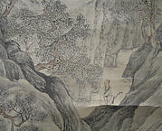 Scholar Admiring Autumn Scenery