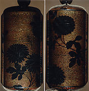 Case (Inrō) with Design of Chrysanthemums