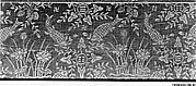 Sutra Cover with Fish, Lotuses, and Trigrams