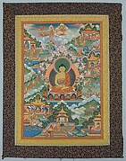 Thanka with Buddha