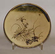 Plate with Chrysanthemum Design