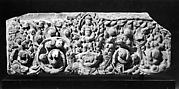 Lintel with Vishnu on Garuda Standing on a Kala Head