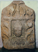 Antefix with Head of a Buddha