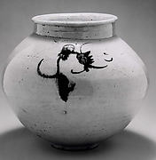 Jar with Floral Design