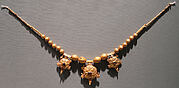 Necklace with Three Tortoise-Shaped Pendants