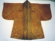 Leather Coat (Kawabaori) with Pattern of Large Shrimp
